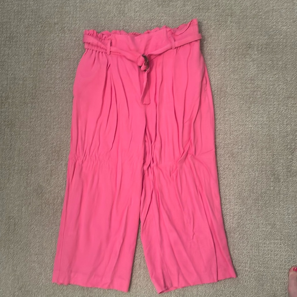 Ann Taylor Pink Cropped Pants